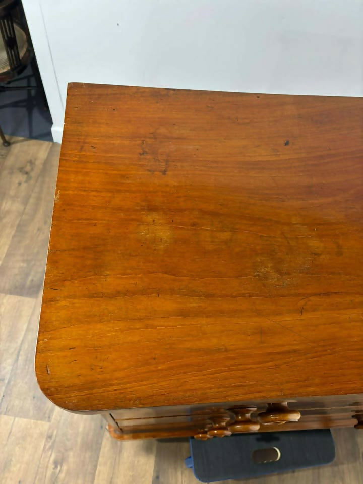 Victorian Flame Mahogany Chest of Drawers