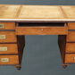 English Campaign Style Pedestal Desk by Baker Furniture Collectors Edition