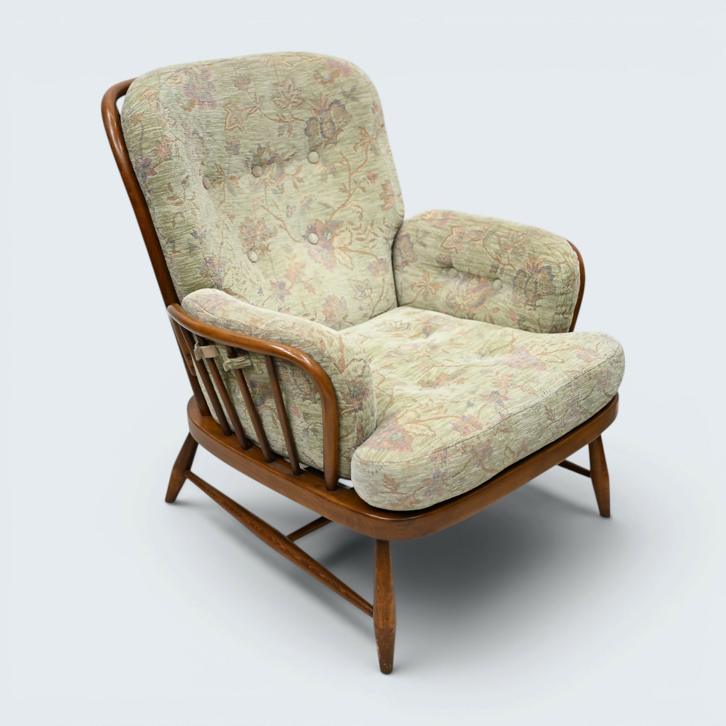 Ercol Jubilee Easy Chair Armchair Golden Dawn Good Webbing VGC FREE UK Delivery