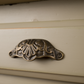 Upcycled French Country Writing Desk, Dried Sage Finish, Pigeonhole Storage
