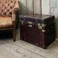 Luxury Hand Dyed Leather Campaign Chest