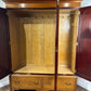 Edwardian Mahogany Triple Door Wardrobe