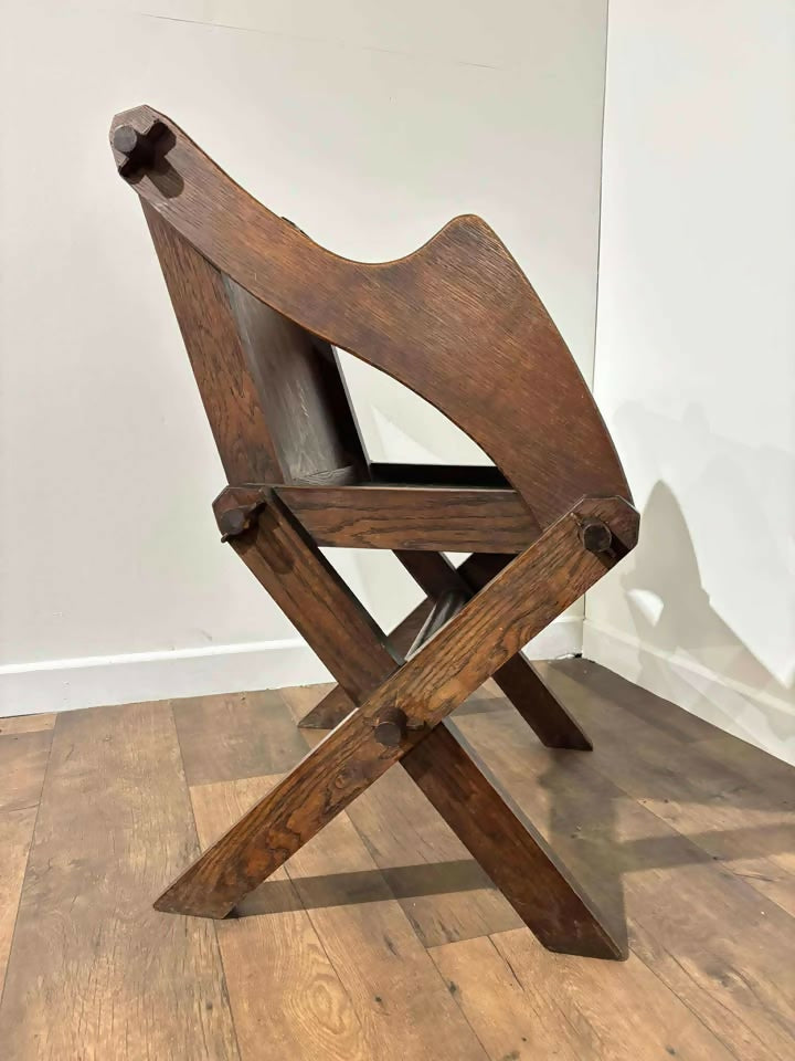 Oak Glastonbury / Ecclesiastical Chair