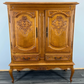 Cabinet Vintage French Louis XIV Style Carved Sideboard 2 Door Cupboard LOT 3552