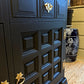 Newly refurbished large solid wood Toledo sideboard black