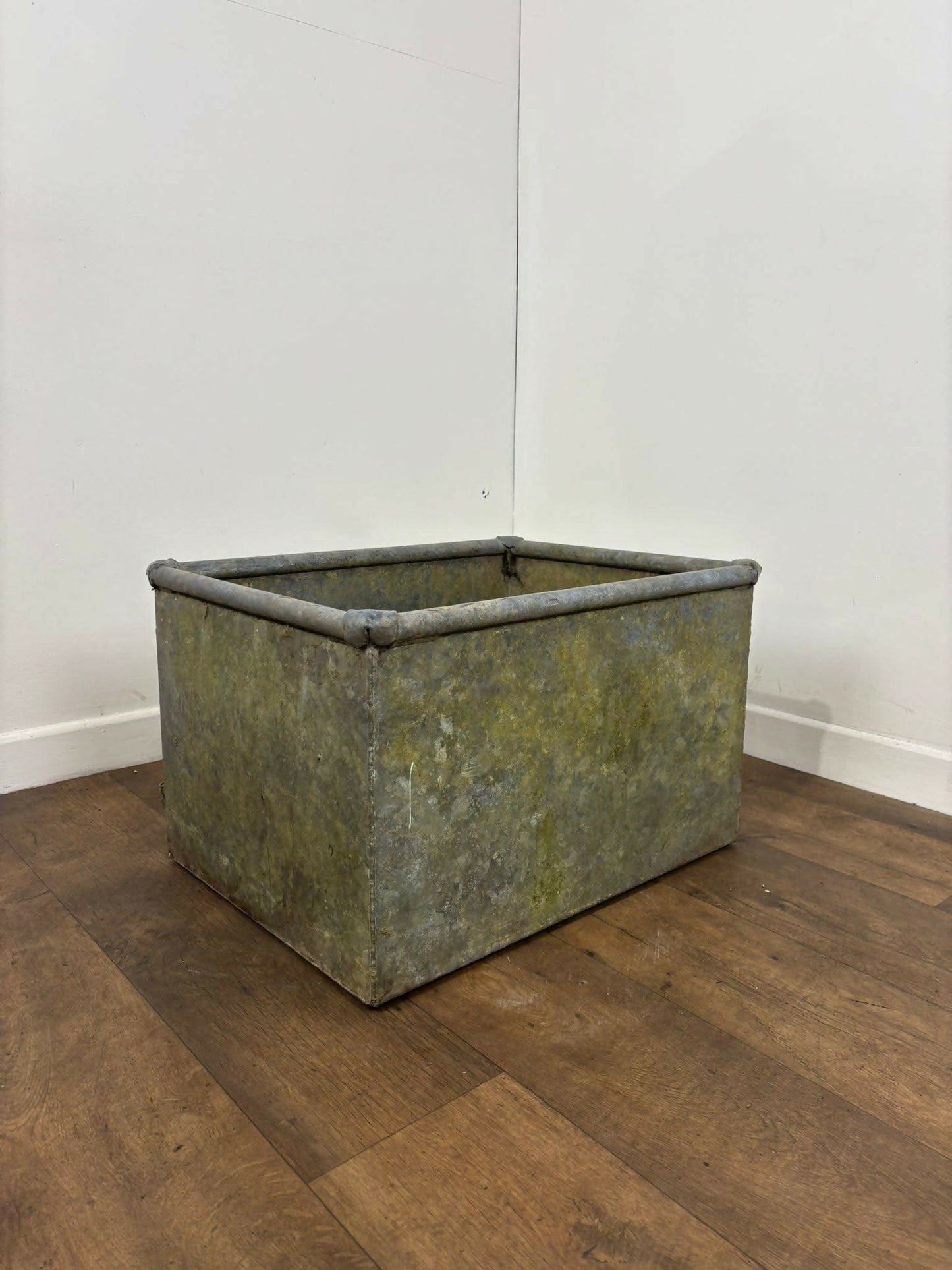 Vintage Galvanised Planter