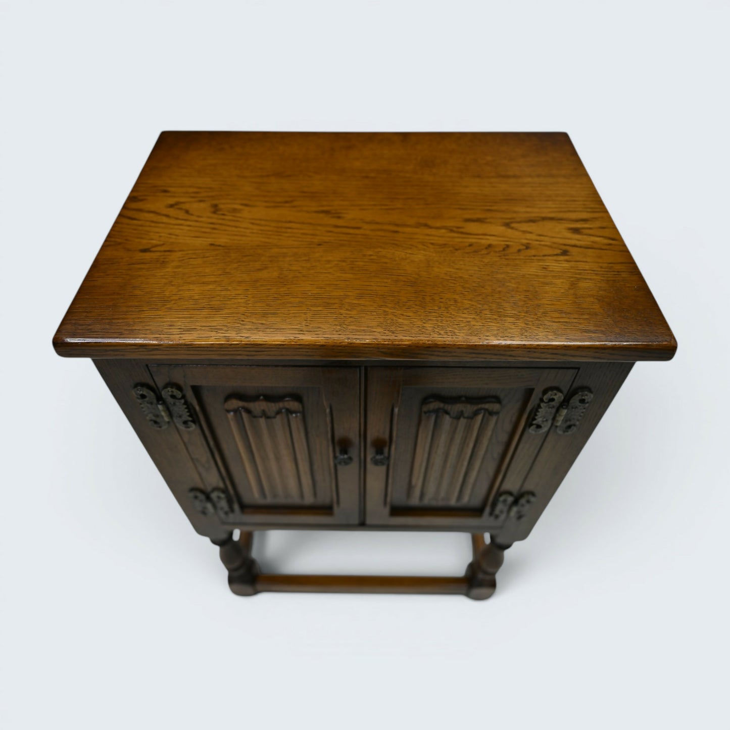 Old Charm Pedestal Cabinet Small Cupboard Bedside Light Oak FREE UK DELIVERY*