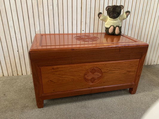 Chinese rosewood Blanket Box H57 W101 D54