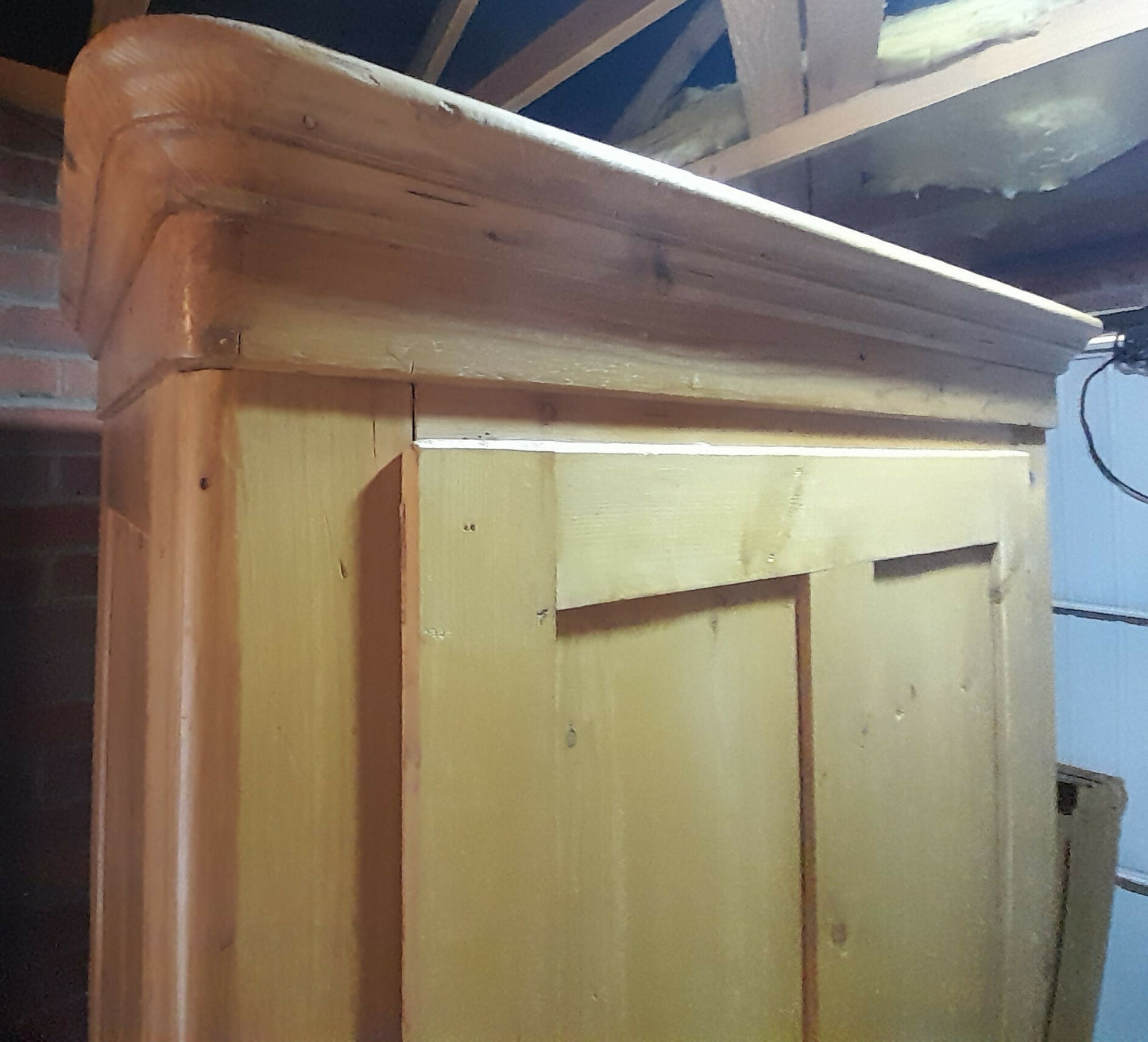 Antique Pine Wardrobe