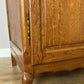 Wardrobe Vintage French Louis XVI Style Oak Two Door Carved Armoire LOT 6493