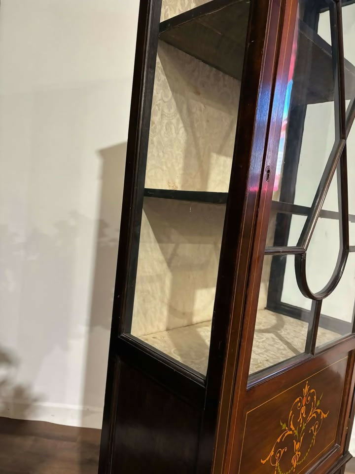 Edwardian Astral Glazed Mahogany Display Cabinetn