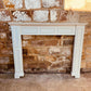 Painted Wooden Fireplace Surround | Classic Mantelpiece | Georgian Style Fire Surround | Off-White Traditional Fireplace Mantel