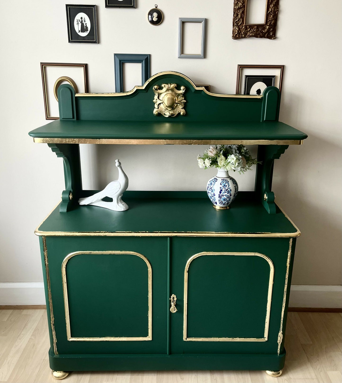 Unique Victorian Chiffonier Style Dresser Entryway Cabinet