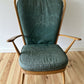Vintage Ercol Windsor Low Easy Chair Blue Label