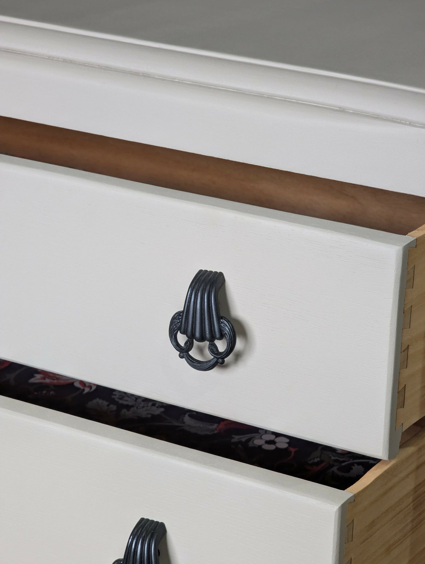 Vintage mid century chest of drawers, Lebus neutral taupe drawers