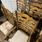 Set of Twelve Oak Yorkshire Style Ladderback Dining Chairs