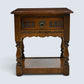 Old Charm Side Table Lamp Table Light Oak Finish With Drawer FREE UK Delivery