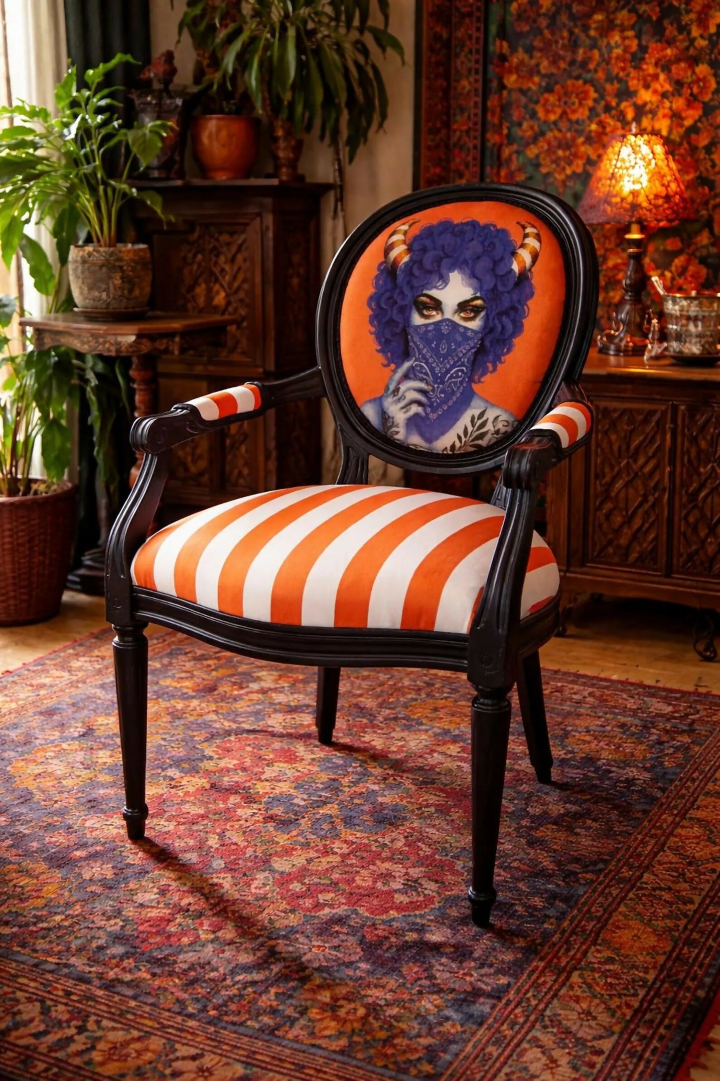 The Blue Bandit Vintage Accent Chair