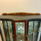 Large Blue Vintage Drinks Display Cabinet