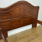 Bed Vintage French Louis XVI King Size Bed Frame Carved Headboard LOT 6403