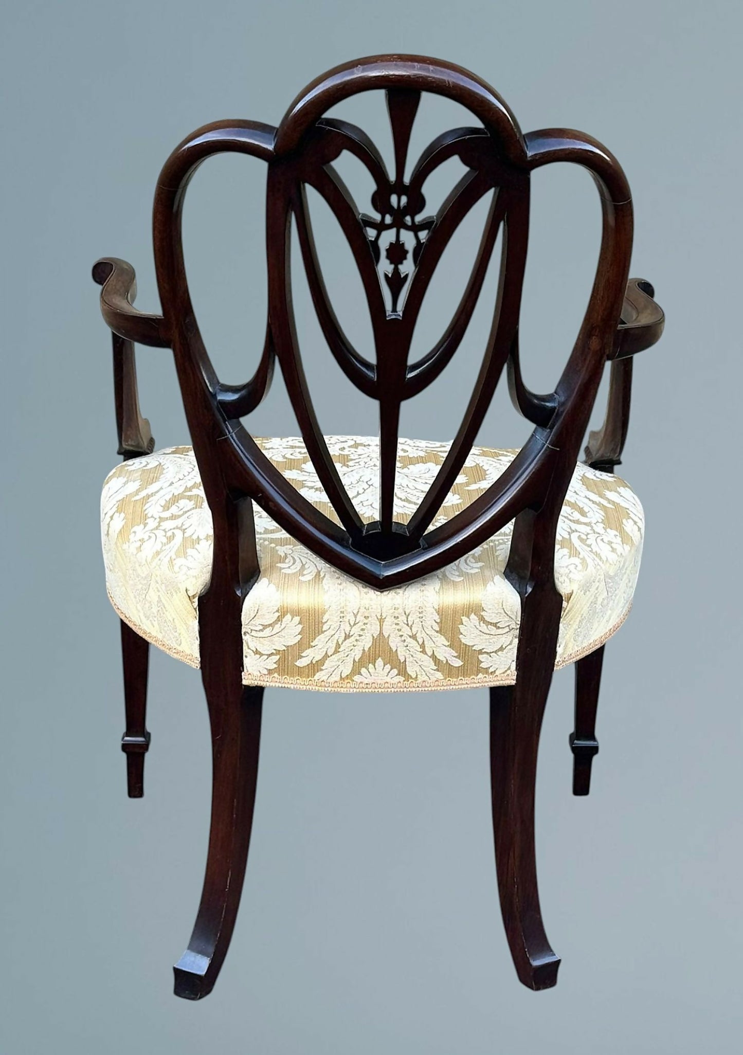 Hepplewhite Style Mahogany Armchair / Desk Chair