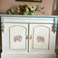 Rustic Cupboard/vintage storage/bathroom cabinet/hallway table,