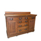 Vintage Oak early 20th Arts & Crafts period sideboard cupboard