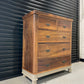 Sold- Victorian vintage solid wood chest of drawers