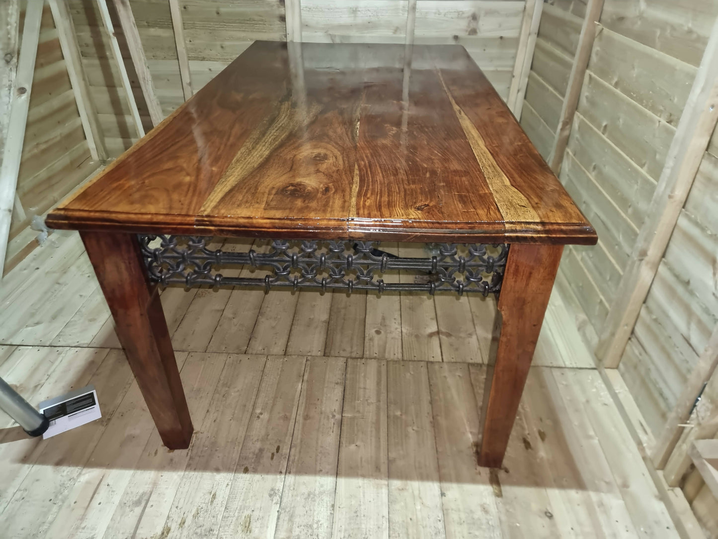 Indian acacia wood coffee table