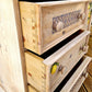 Rustic Wood Cupboard and Drawers Mediterranean Style