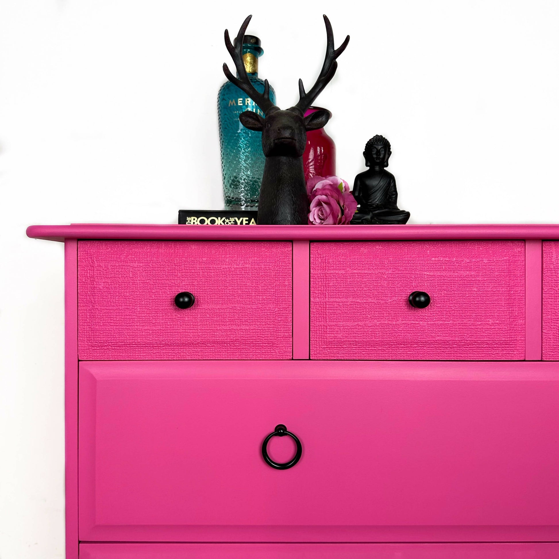 Maximalist Bright Pink Stag Minstrel Chest of Drawers, Retro dresser, – Upcite Maximalist Bright Pink Stag Minstrel Chest of Drawers, Retro dresser, – Upcite