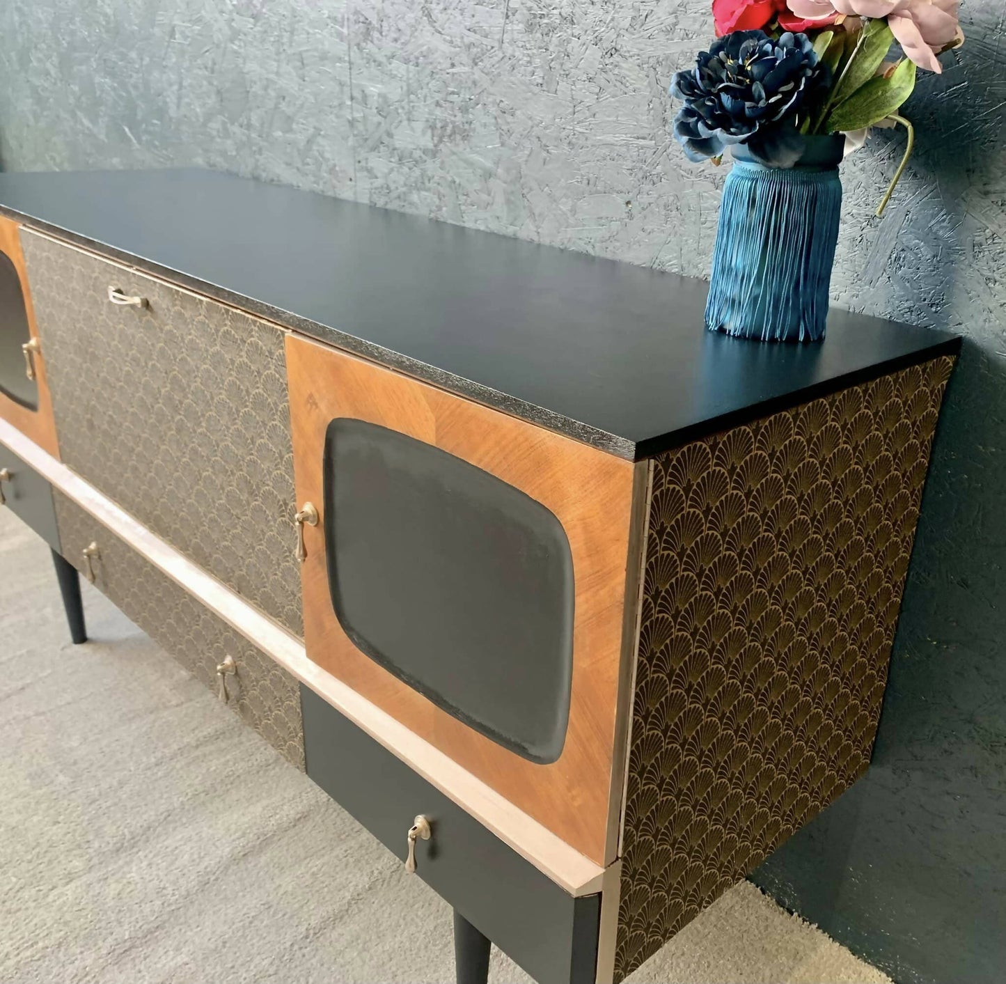 Vintage Lebus Long Sideboard