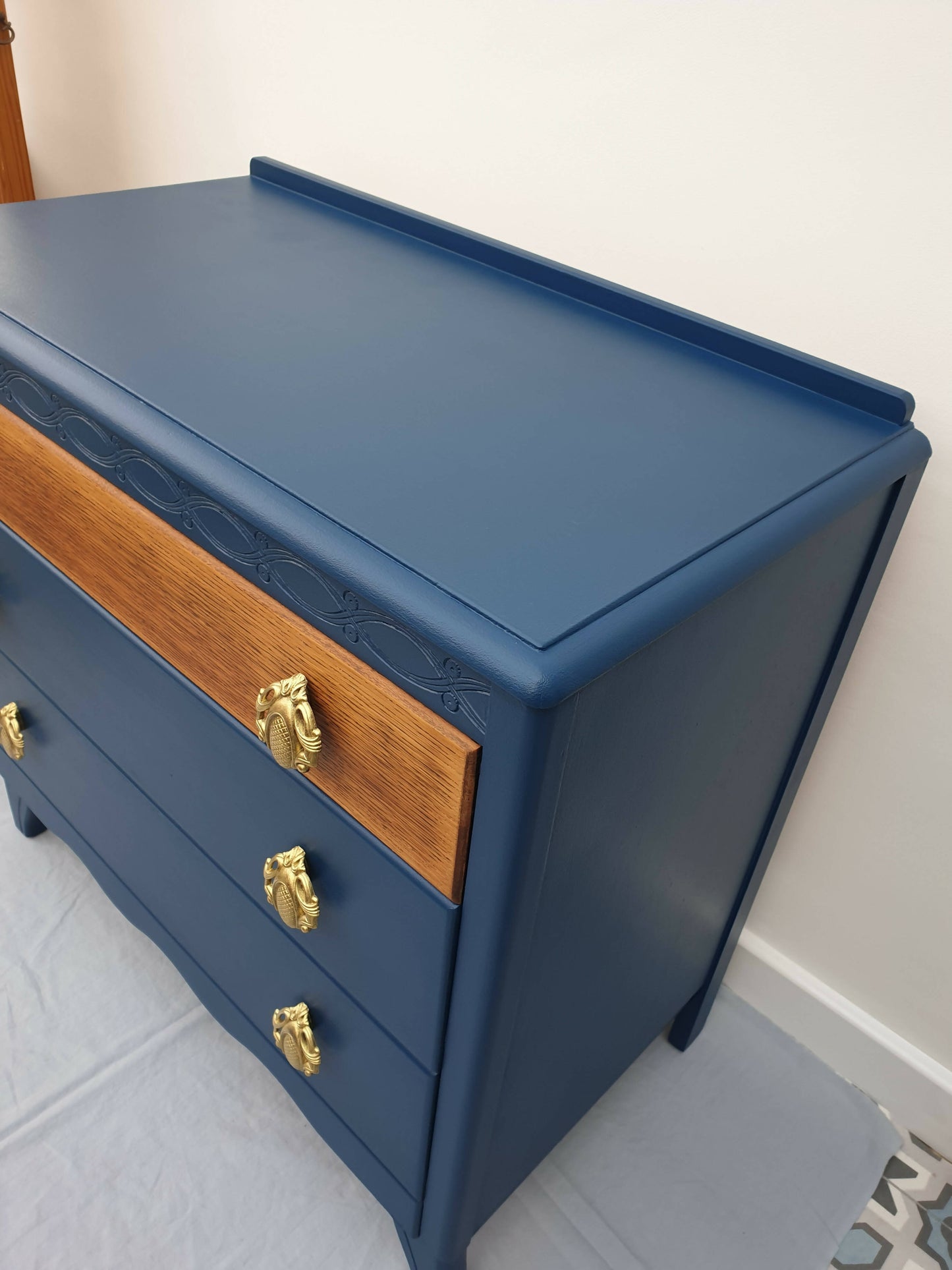 Navy Blue Lebus Drawers