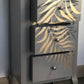 Grey and Gold Vintage Bedside Cabinet