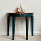 Green Demi Lune Console Table