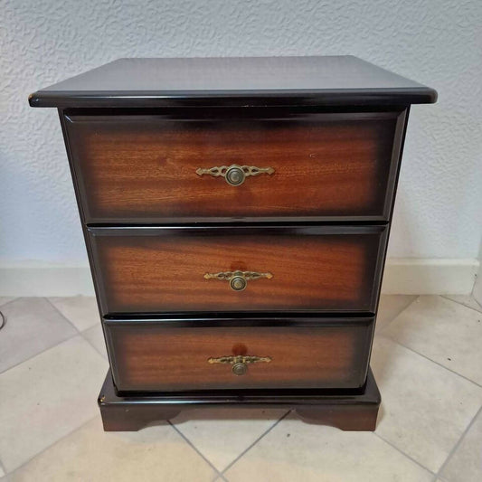 Heavy Solid Mahogany Bedside  Cabinet