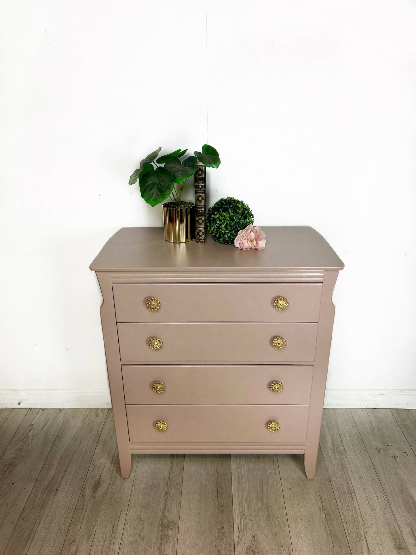 Pink Lebus Chest of 4 Drawers