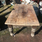 Old rustic farm table