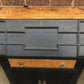 Small Vintage Writing Bureau Handpainted in Dusky Black