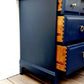 Stag Navy Black Chest of Drawers/ Vintage Chest of Drawers/Retro Drawers/MCM Drawers/Stag Bedroom Furniture