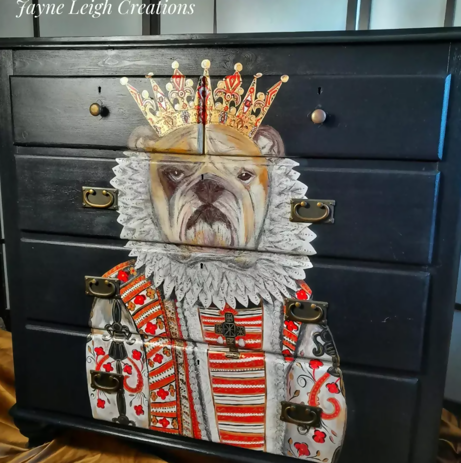 SOLD Upcycled Chest of Drawers