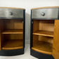 Pair of bedside tables, Art Deco cabinets
