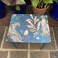 Homestead blue leopard design coffee or side table