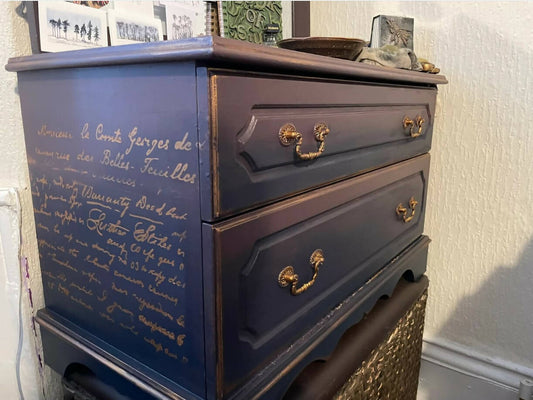 ECLECTIC TWO DRAWER STORAGE CHEST