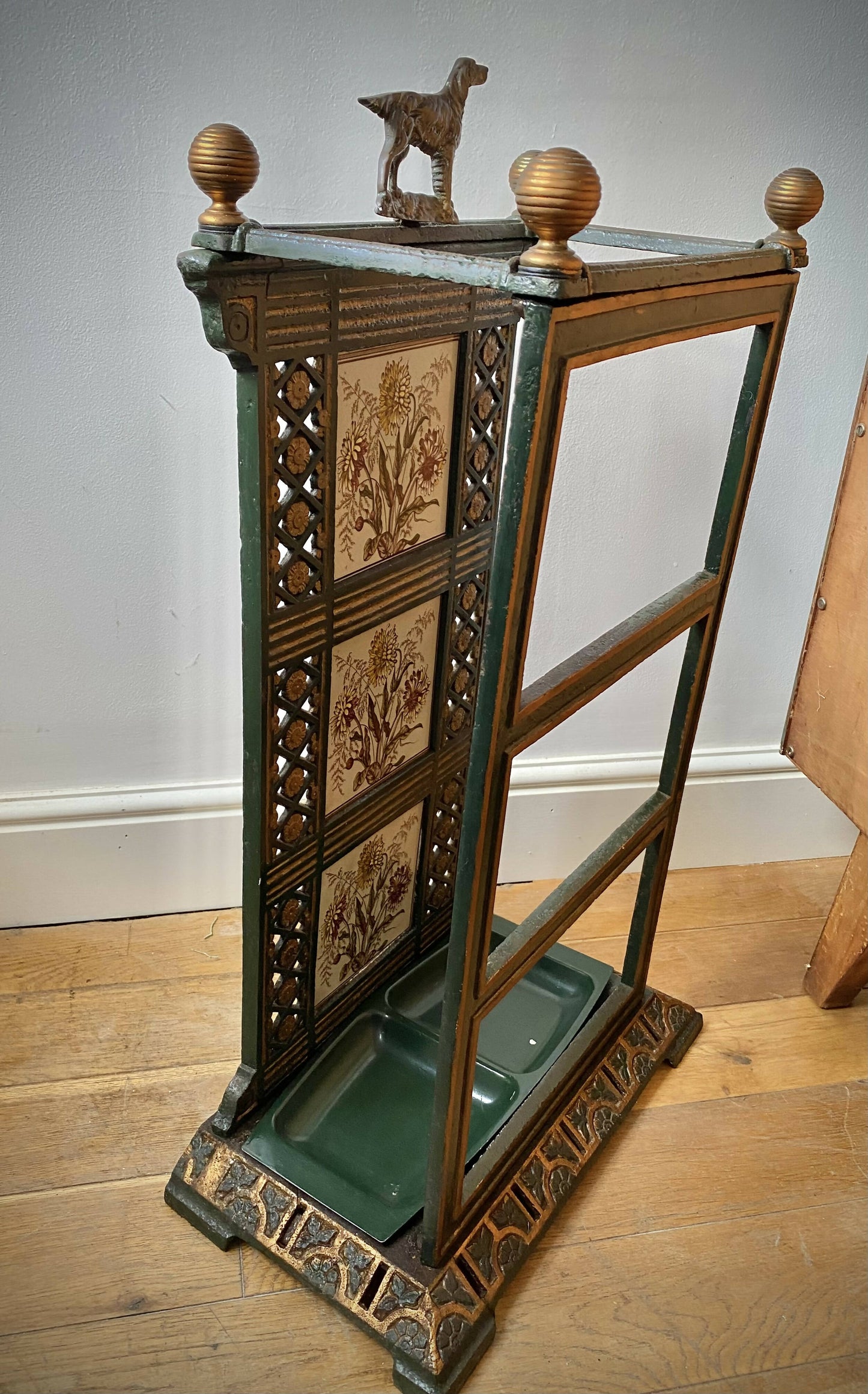 Vintage Cast Iron Umbrella Stand