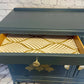 Beautiful vintage navy and gold art deco style sideboard