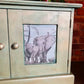 Beautifully Upcycled Grey Cupboard