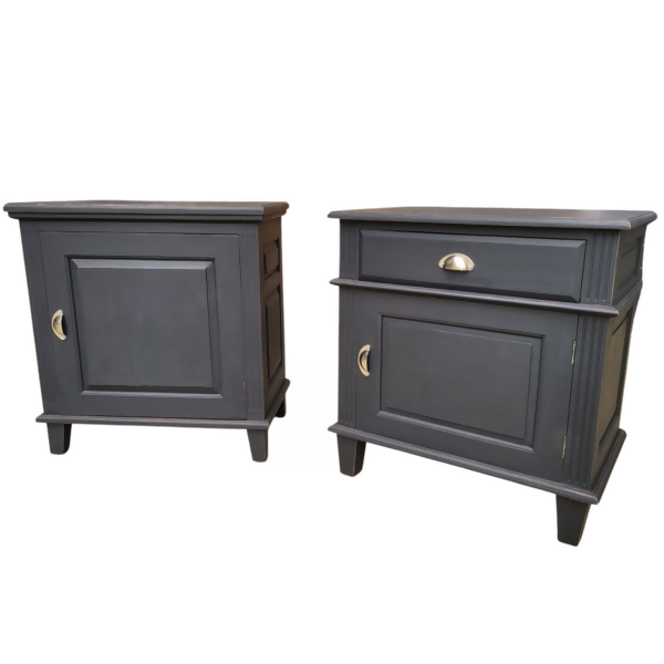 Pair of Wooden Vintage Kitchen Cabinets