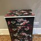 Beautiful Floral Vintage Bedside Cabinet