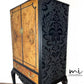 Vintage Cocktail Cabinet, Queen Anne Drink Cabinet Art Deco